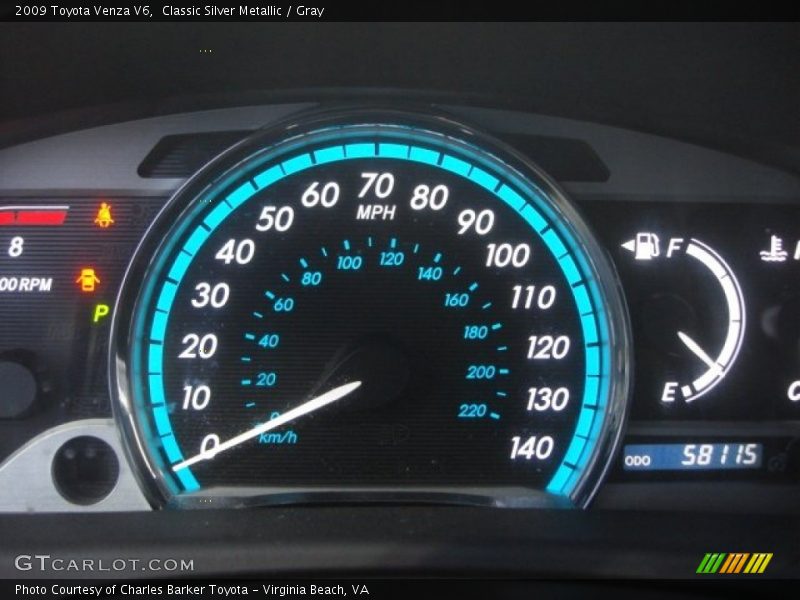 Classic Silver Metallic / Gray 2009 Toyota Venza V6