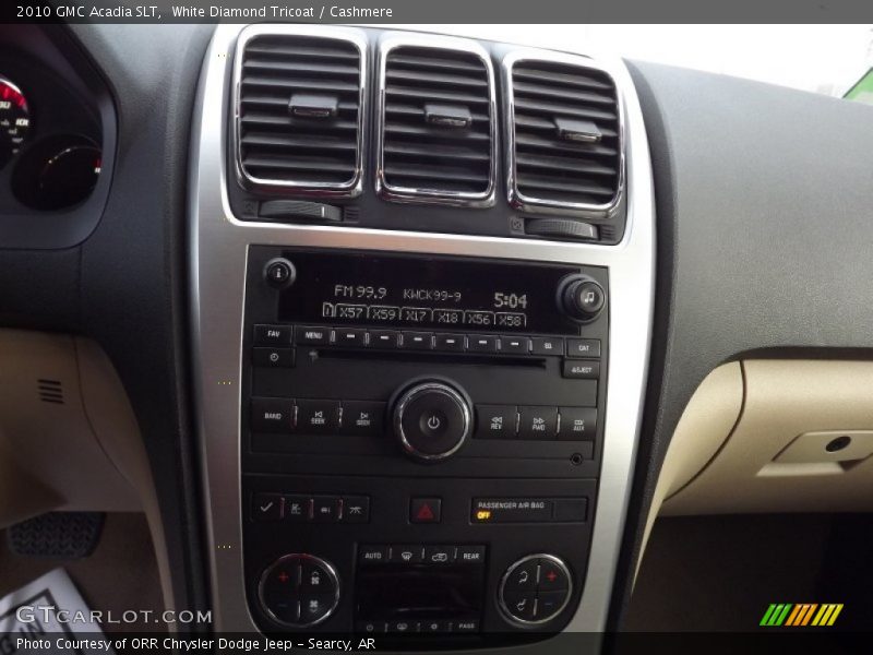 White Diamond Tricoat / Cashmere 2010 GMC Acadia SLT