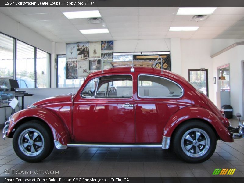  1967 Beetle Coupe Poppy Red