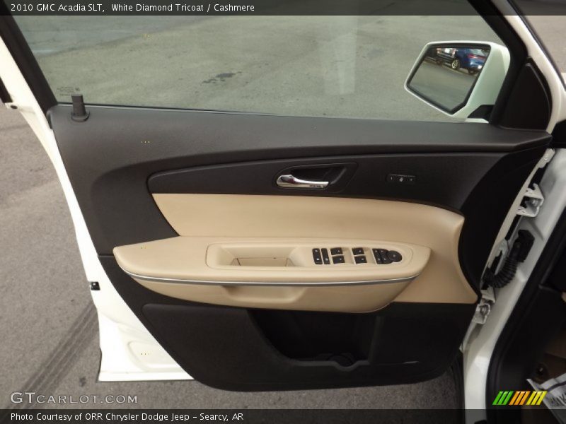 White Diamond Tricoat / Cashmere 2010 GMC Acadia SLT