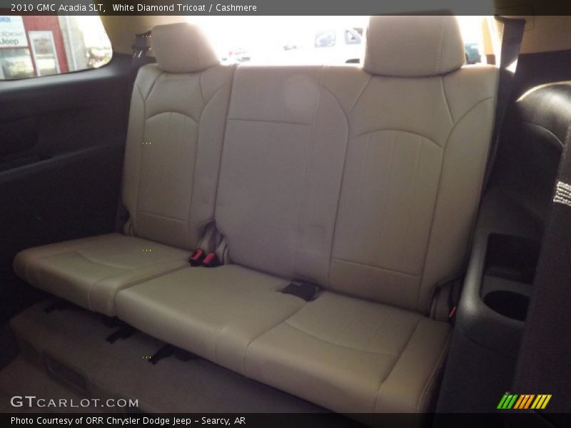 White Diamond Tricoat / Cashmere 2010 GMC Acadia SLT