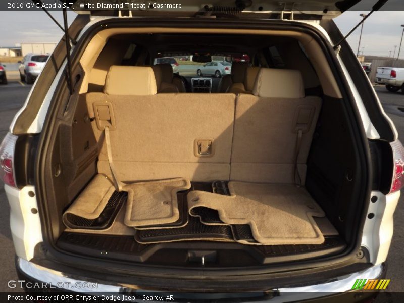 White Diamond Tricoat / Cashmere 2010 GMC Acadia SLT