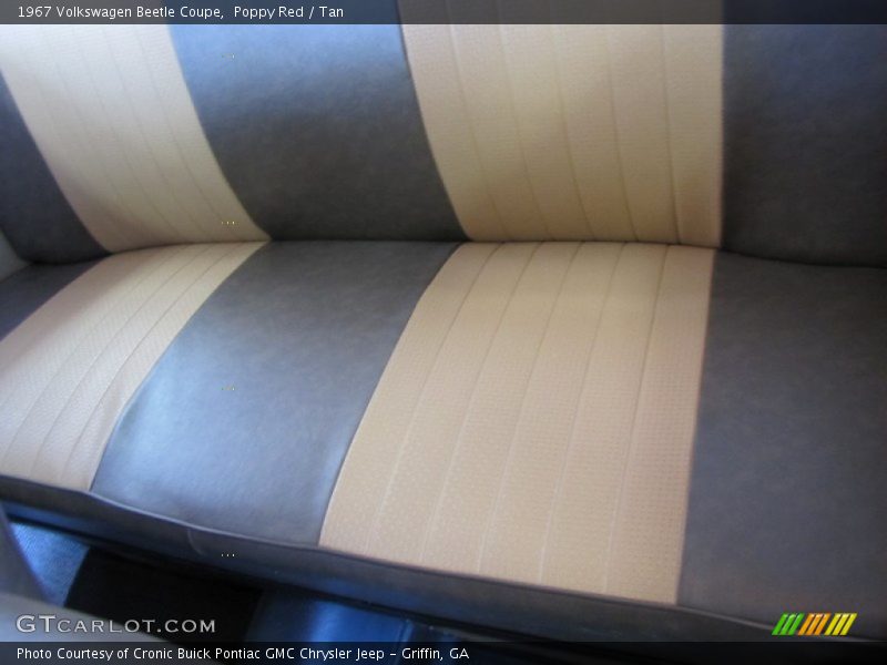 Rear Seat of 1967 Beetle Coupe