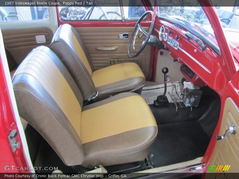 Front Seat of 1967 Beetle Coupe