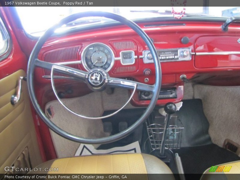 Dashboard of 1967 Beetle Coupe