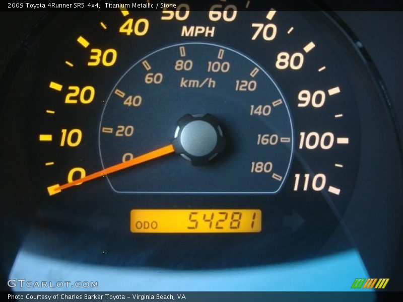 Titanium Metallic / Stone 2009 Toyota 4Runner SR5 4x4