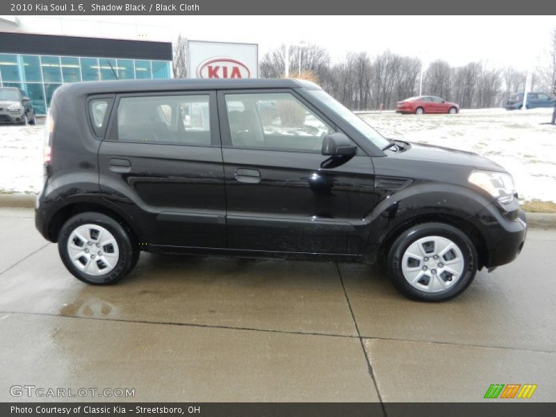 Shadow Black / Black Cloth 2010 Kia Soul 1.6