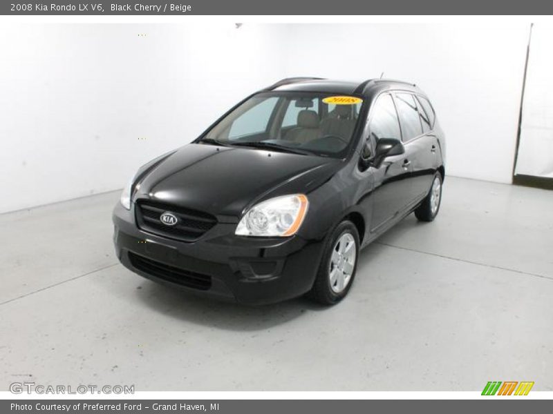 Black Cherry / Beige 2008 Kia Rondo LX V6