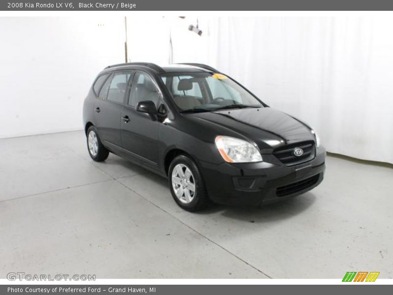 Black Cherry / Beige 2008 Kia Rondo LX V6