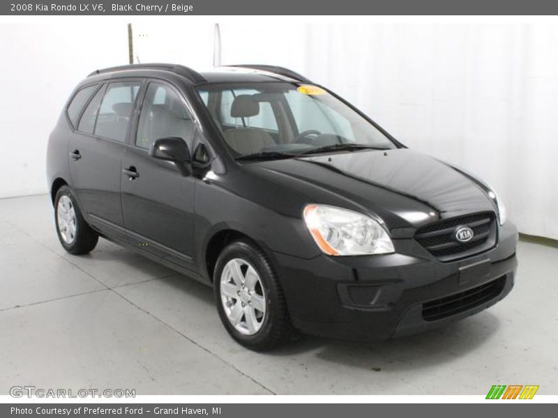 Black Cherry / Beige 2008 Kia Rondo LX V6