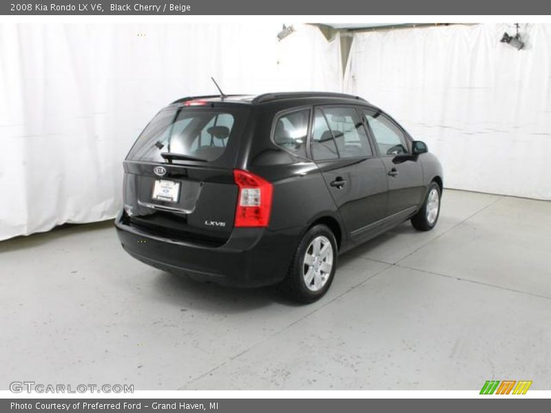Black Cherry / Beige 2008 Kia Rondo LX V6