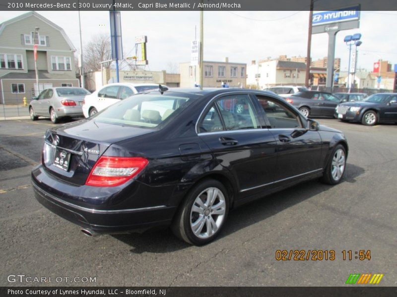 Capri Blue Metallic / Almond/Mocha 2010 Mercedes-Benz C 300 Luxury 4Matic