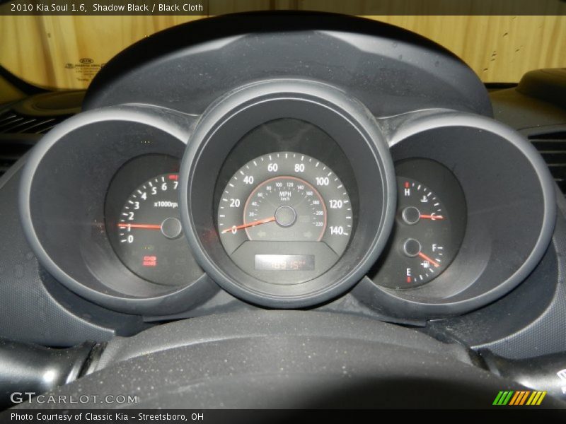 Shadow Black / Black Cloth 2010 Kia Soul 1.6