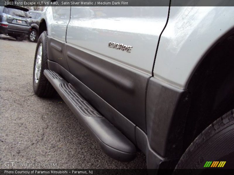 Satin Silver Metallic / Medium Dark Flint 2003 Ford Escape XLT V6 4WD