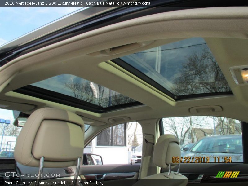 Capri Blue Metallic / Almond/Mocha 2010 Mercedes-Benz C 300 Luxury 4Matic