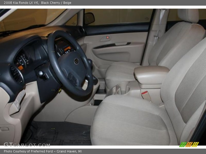 Black Cherry / Beige 2008 Kia Rondo LX V6