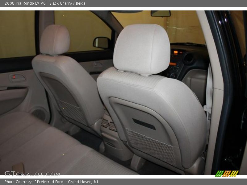 Black Cherry / Beige 2008 Kia Rondo LX V6