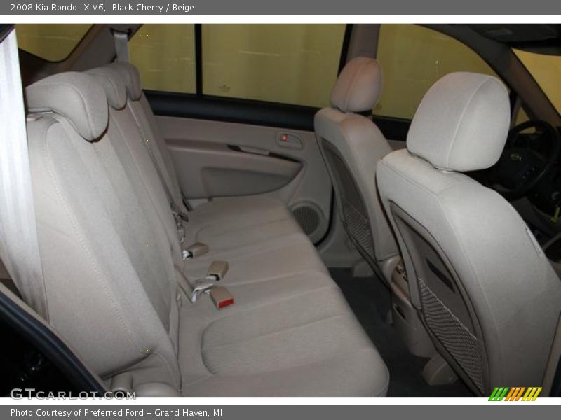 Black Cherry / Beige 2008 Kia Rondo LX V6