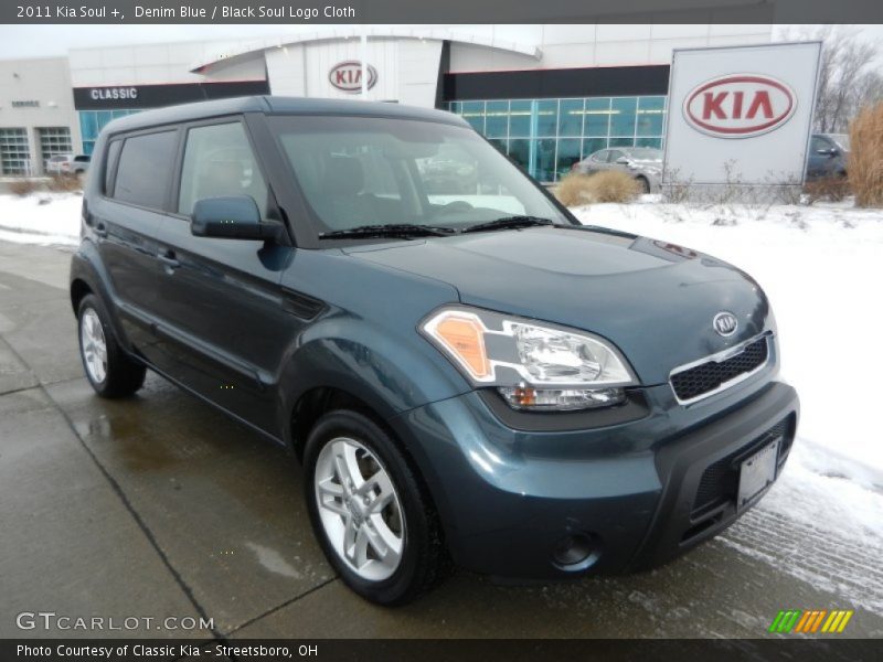 Denim Blue / Black Soul Logo Cloth 2011 Kia Soul +