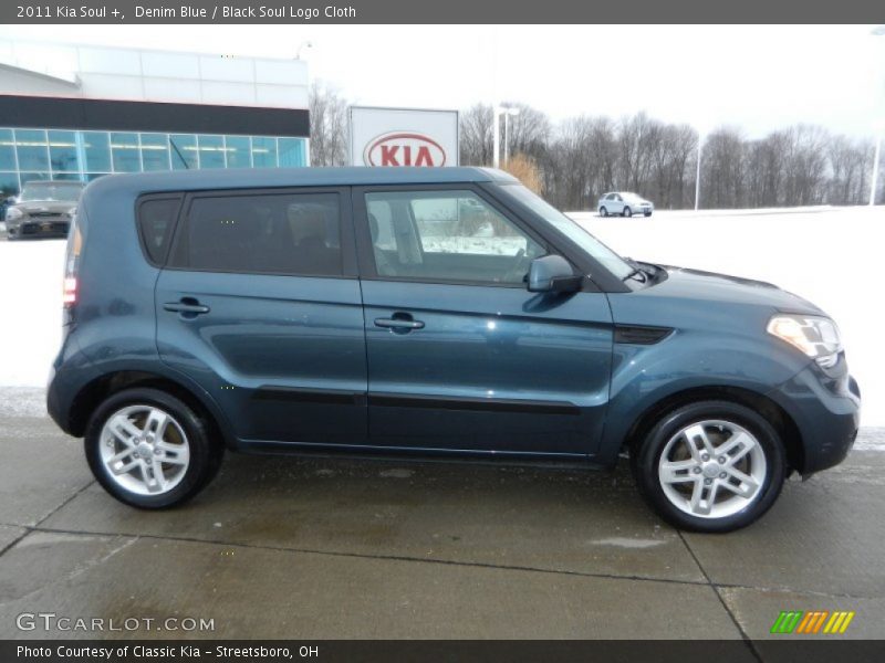 Denim Blue / Black Soul Logo Cloth 2011 Kia Soul +