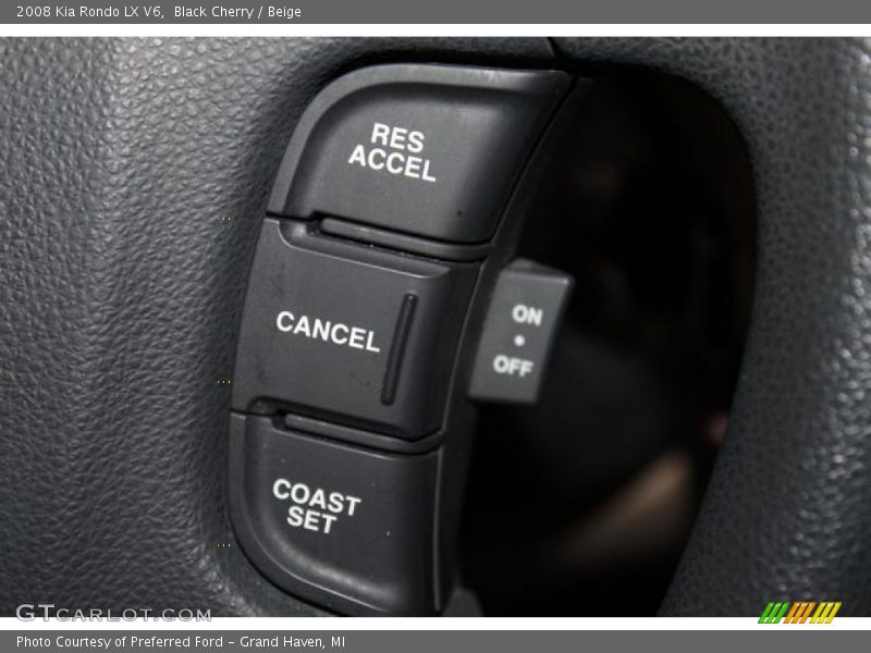 Black Cherry / Beige 2008 Kia Rondo LX V6