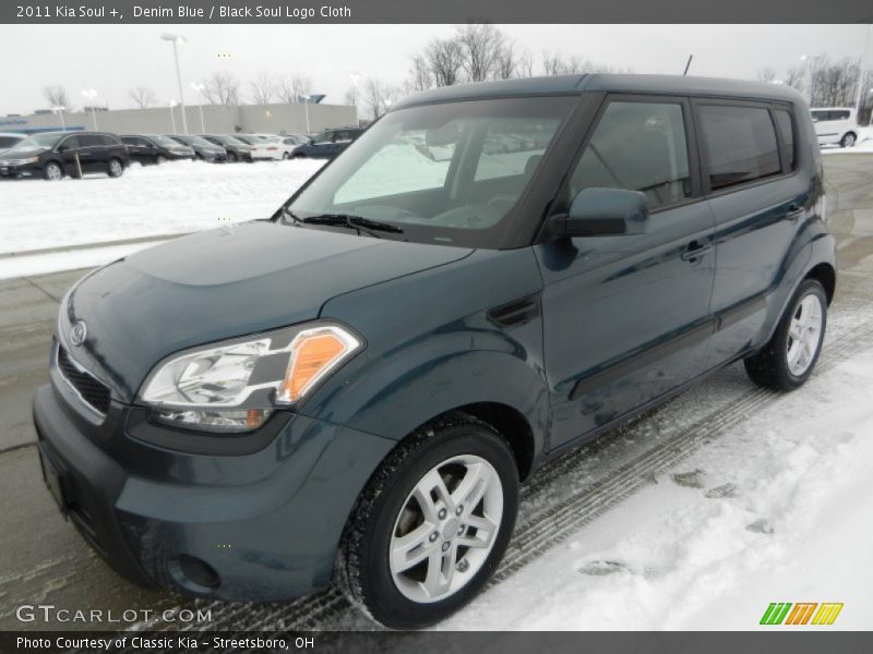 Denim Blue / Black Soul Logo Cloth 2011 Kia Soul +