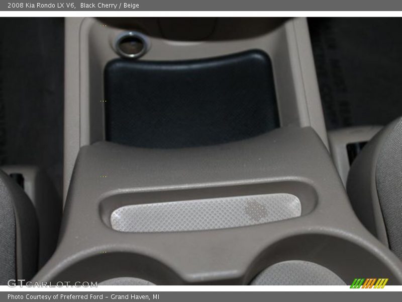 Black Cherry / Beige 2008 Kia Rondo LX V6