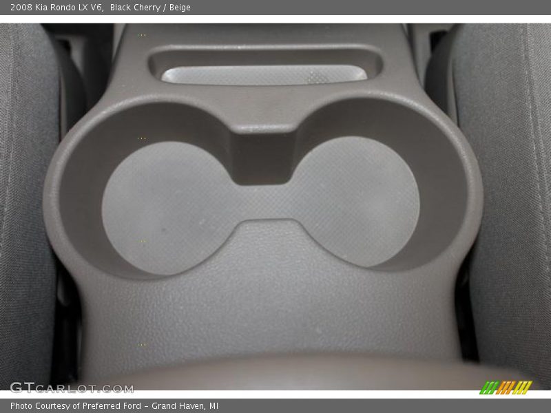 Black Cherry / Beige 2008 Kia Rondo LX V6