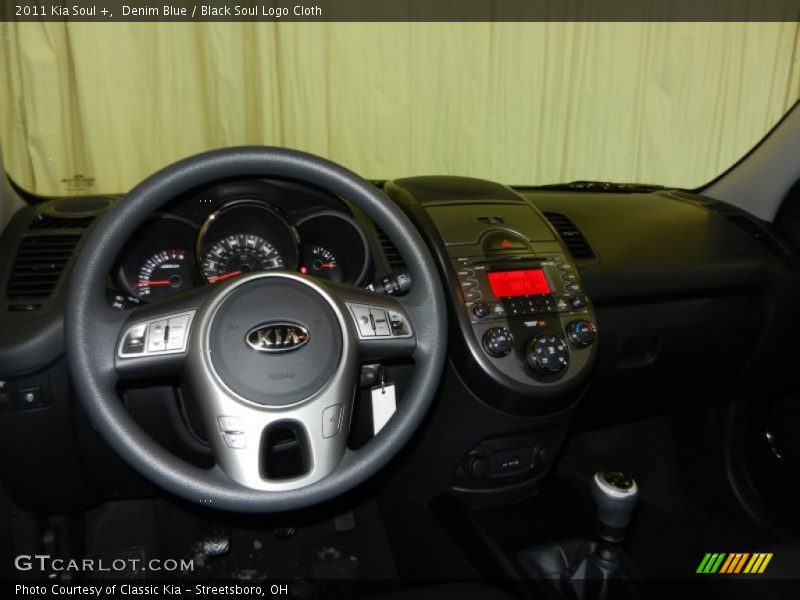 Denim Blue / Black Soul Logo Cloth 2011 Kia Soul +