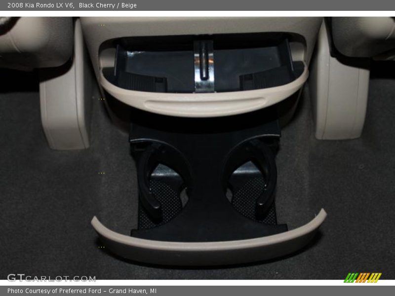 Black Cherry / Beige 2008 Kia Rondo LX V6