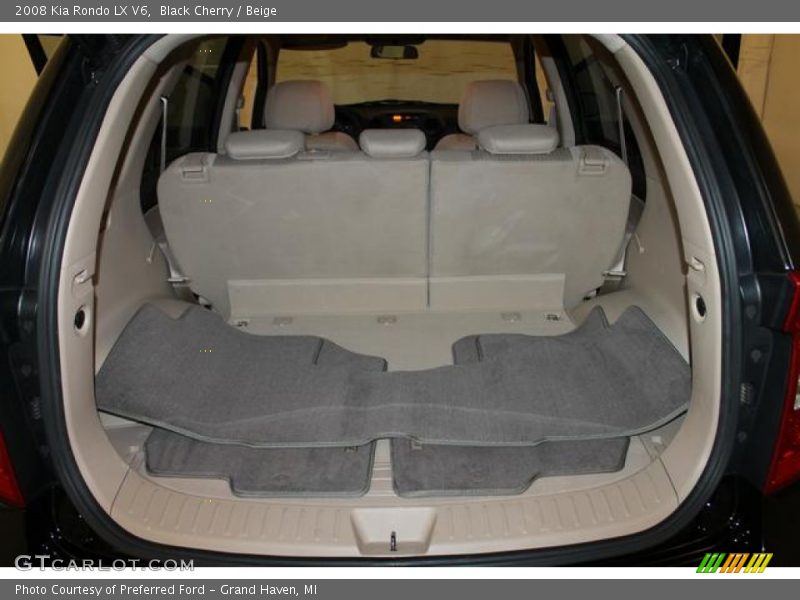 Black Cherry / Beige 2008 Kia Rondo LX V6