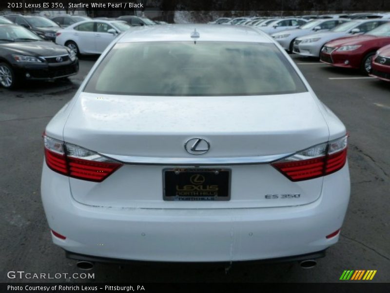 Starfire White Pearl / Black 2013 Lexus ES 350