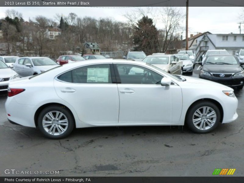 Starfire White Pearl / Black 2013 Lexus ES 350