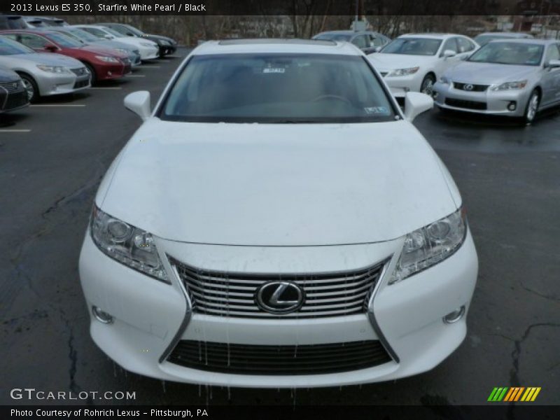 Starfire White Pearl / Black 2013 Lexus ES 350