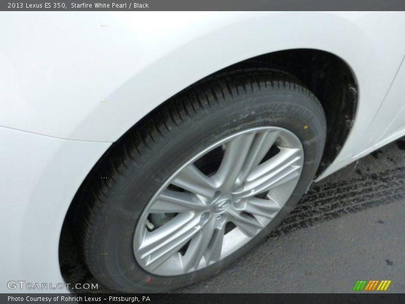 Starfire White Pearl / Black 2013 Lexus ES 350