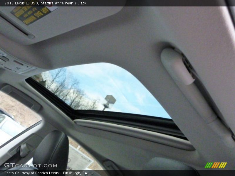 Starfire White Pearl / Black 2013 Lexus ES 350