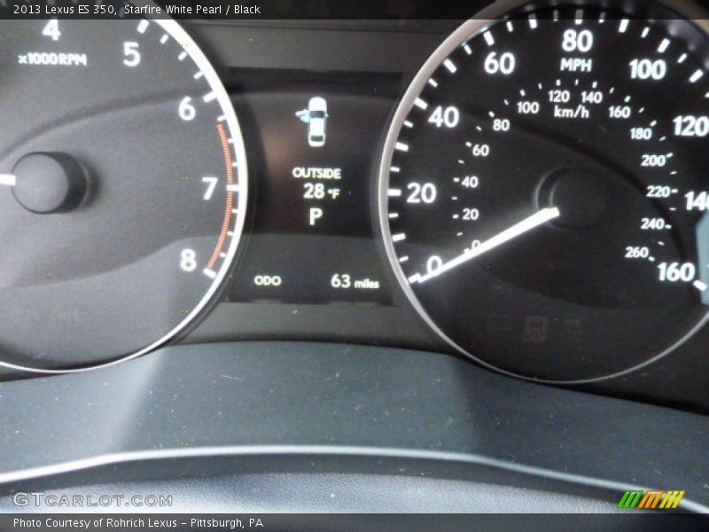 Starfire White Pearl / Black 2013 Lexus ES 350