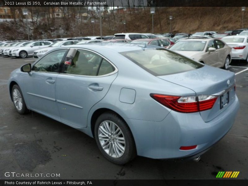 Cerulean Blue Metallic / Parchment 2013 Lexus ES 350