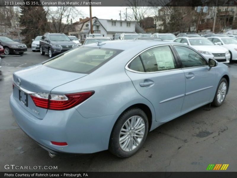 Cerulean Blue Metallic / Parchment 2013 Lexus ES 350