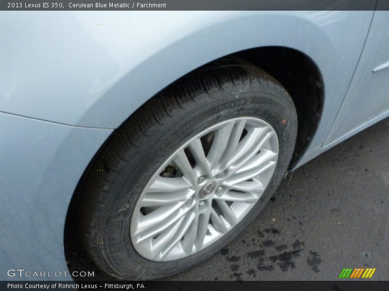 Cerulean Blue Metallic / Parchment 2013 Lexus ES 350