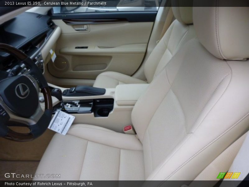 Cerulean Blue Metallic / Parchment 2013 Lexus ES 350