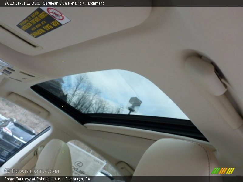 Cerulean Blue Metallic / Parchment 2013 Lexus ES 350