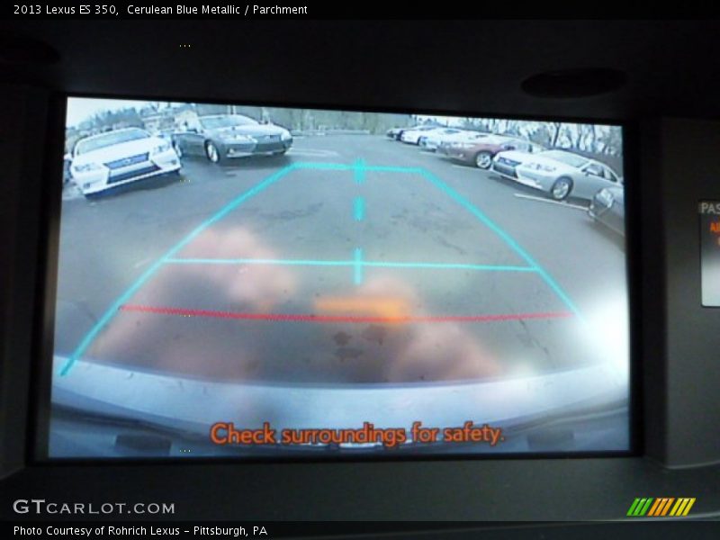 Cerulean Blue Metallic / Parchment 2013 Lexus ES 350