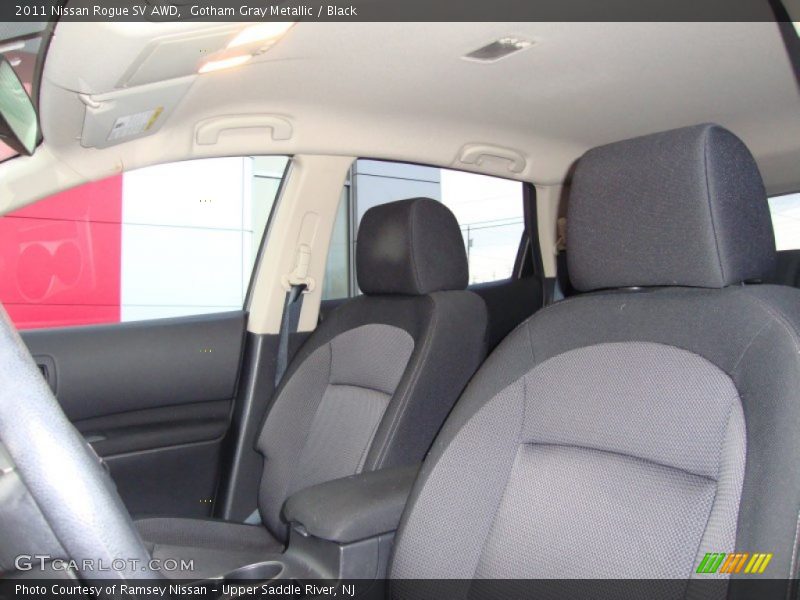 Gotham Gray Metallic / Black 2011 Nissan Rogue SV AWD