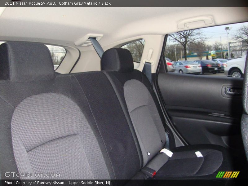 Gotham Gray Metallic / Black 2011 Nissan Rogue SV AWD