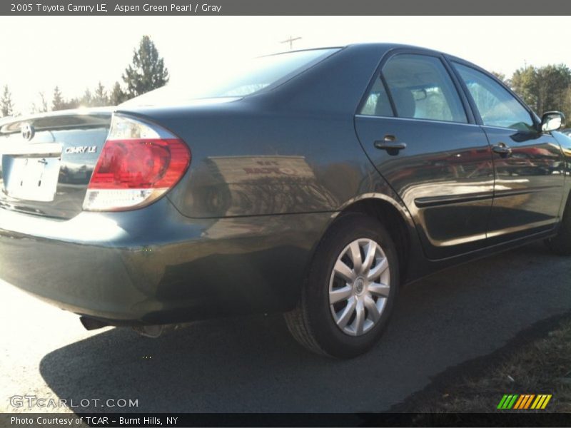 Aspen Green Pearl / Gray 2005 Toyota Camry LE