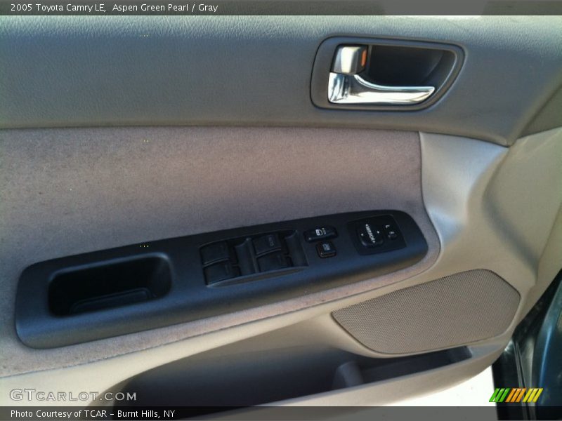 Aspen Green Pearl / Gray 2005 Toyota Camry LE