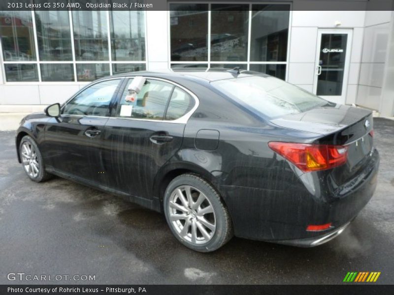 Obsidian Black / Flaxen 2013 Lexus GS 350 AWD