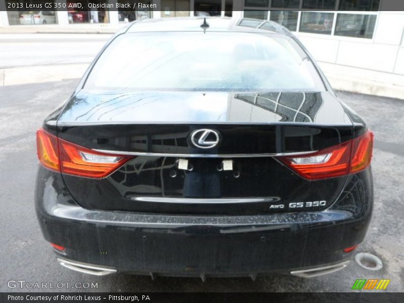 Obsidian Black / Flaxen 2013 Lexus GS 350 AWD