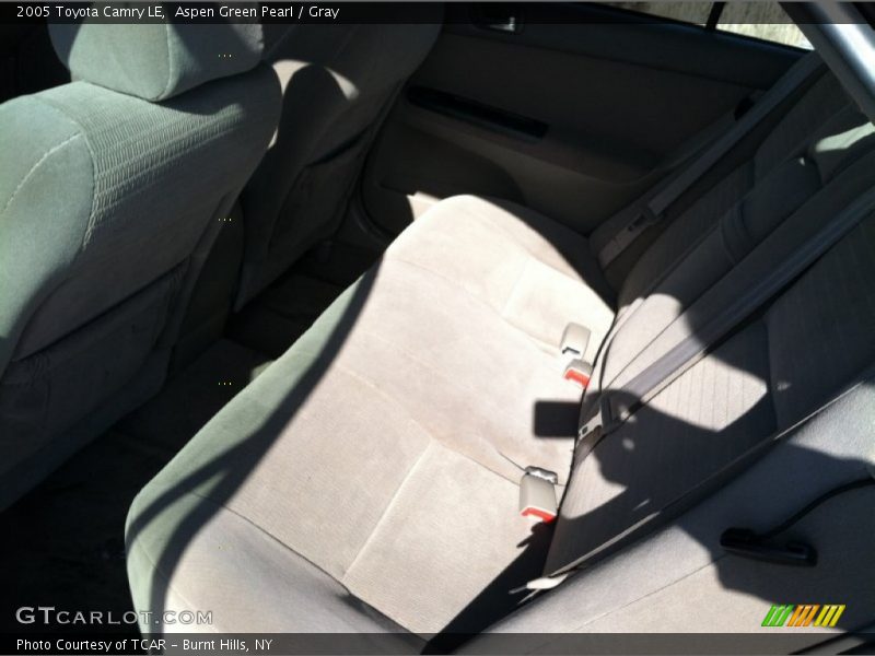 Aspen Green Pearl / Gray 2005 Toyota Camry LE